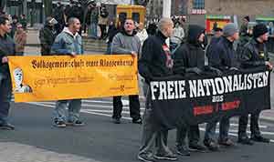 Neonaziaufmarsch am  15.01.2005 in Magdeburg